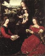 BENSON, Ambrosius Virgin and Child with Saints Spain oil painting artist